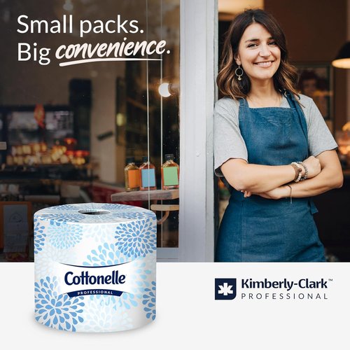 Cottonelle Professional Toilet Paper - 2-Ply Bulk Rolls for Easy Storage | 20 Rolls, 9,020 Sheets Total