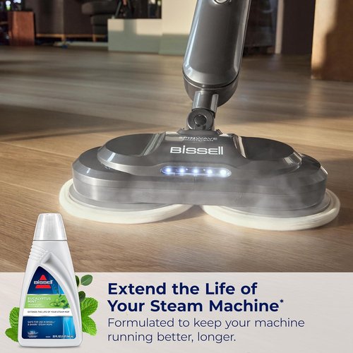 BISSELL Eucalyptus Mint Demineralized Steam Mop Water - 32 Ounces | Pure Cleaning Power