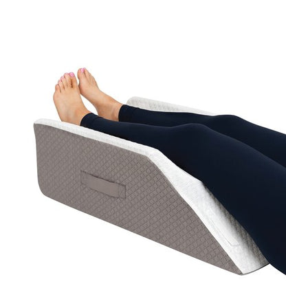 Kolbs Double Leg Elevation Pillow | Post Surgery Leg Pillow | Stylish Chic Jacquard Cover