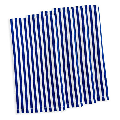 Pinstripe Blue Dinner Napkins Set of 4 - 22" x 22" Cotton Cloth Napkins (Variation: Pinstripe Blue+22" x 22" Set of 4)