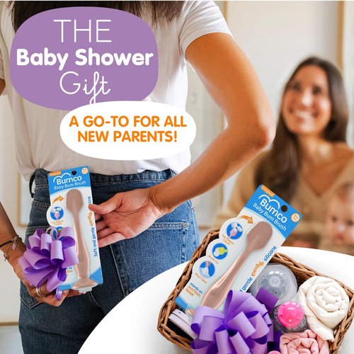 Bumco Diaper Cream Spatula - BPA-Free Diaper Bag Essentials, Soft Butt Spatula Baby, Mom-Invented Butt Paste Spatula, Bumco Diaper Cream Spatula, Flexible Diaper Cream Applicator, Baby Bum Brush