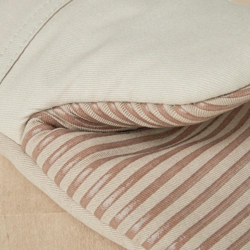KitchenAid Non-Slip Oven Mitt Set - Two-Tone Milkshake/Beige, 5.75"x13", 2 Pieces for Safe Cooking