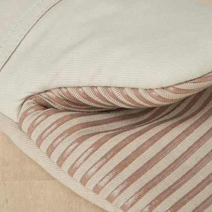 KitchenAid Non-Slip Oven Mitt Set - Two-Tone Milkshake/Beige, 5.75"x13", 2 Pieces for Safe Cooking