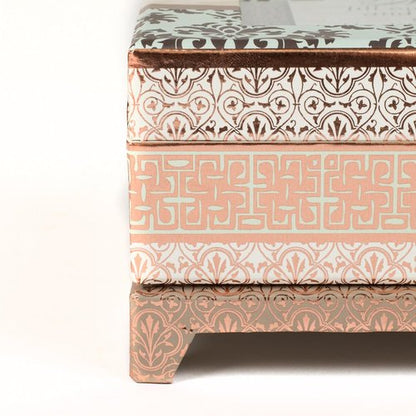 Cottage Garden Musical Jewelry Box - Granddaughter Belle Design with Damask Finish | Plays Amazing Grace