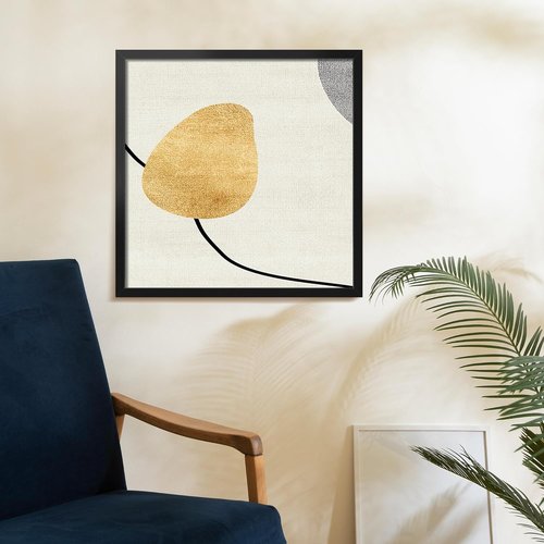 LaVie Home 25x25 Black Picture Frame - HD Plexiglas for Stunning Wall Displays | Classic Collection
