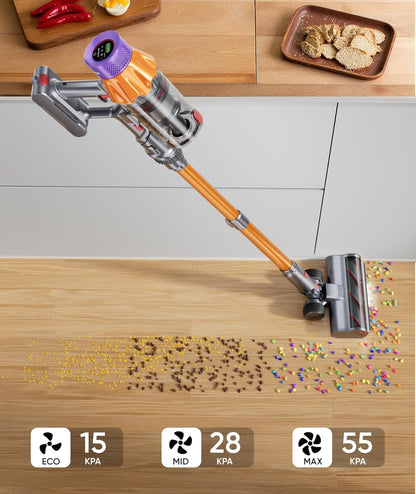 X7A Pro Cordless Vacuum Cleaner - 650W, 55KPA Suction, 70 Minutes Runtime | Ideal for Pet Hair & Hard Floors