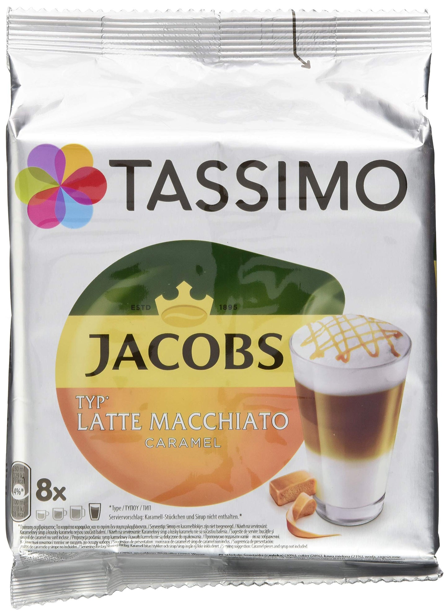 Tassimo Jacobs Latte Macchiato caramel, 268 g