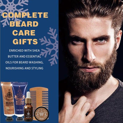 BODY & EARTH 2025 Men's Advent Calendar - 24-Day Skincare & Beard Care Grooming Set | Perfect Holiday Gift