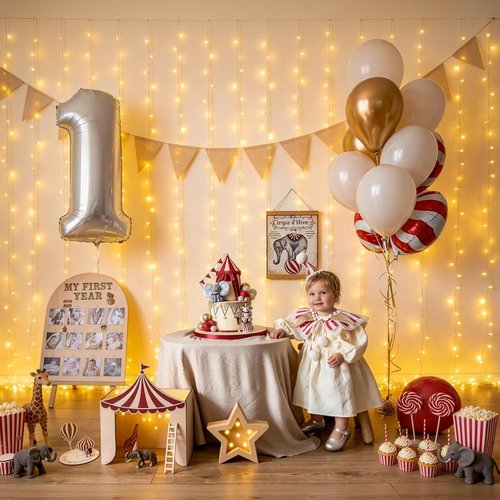 JMEXSUSS 200 LED Curtain Lights - Warm White Fairy Lights with Remote | 6.5ft x 6.5ft for Wedding & Party Decor