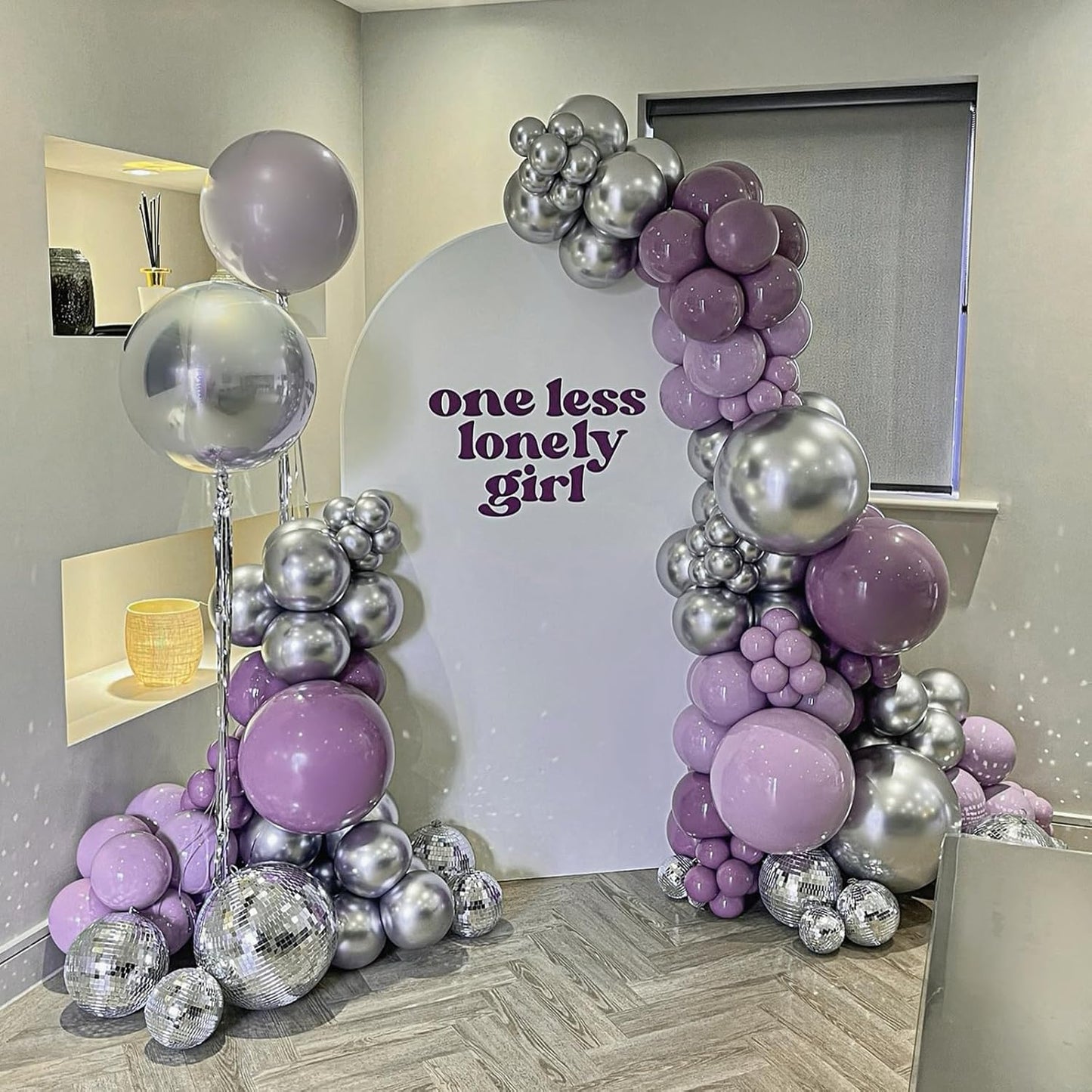 Skiennix Dusty Purple Balloon Set - 120 Pieces in 5-18 Inch Sizes for Boho Bridal & Baby Shower Decor