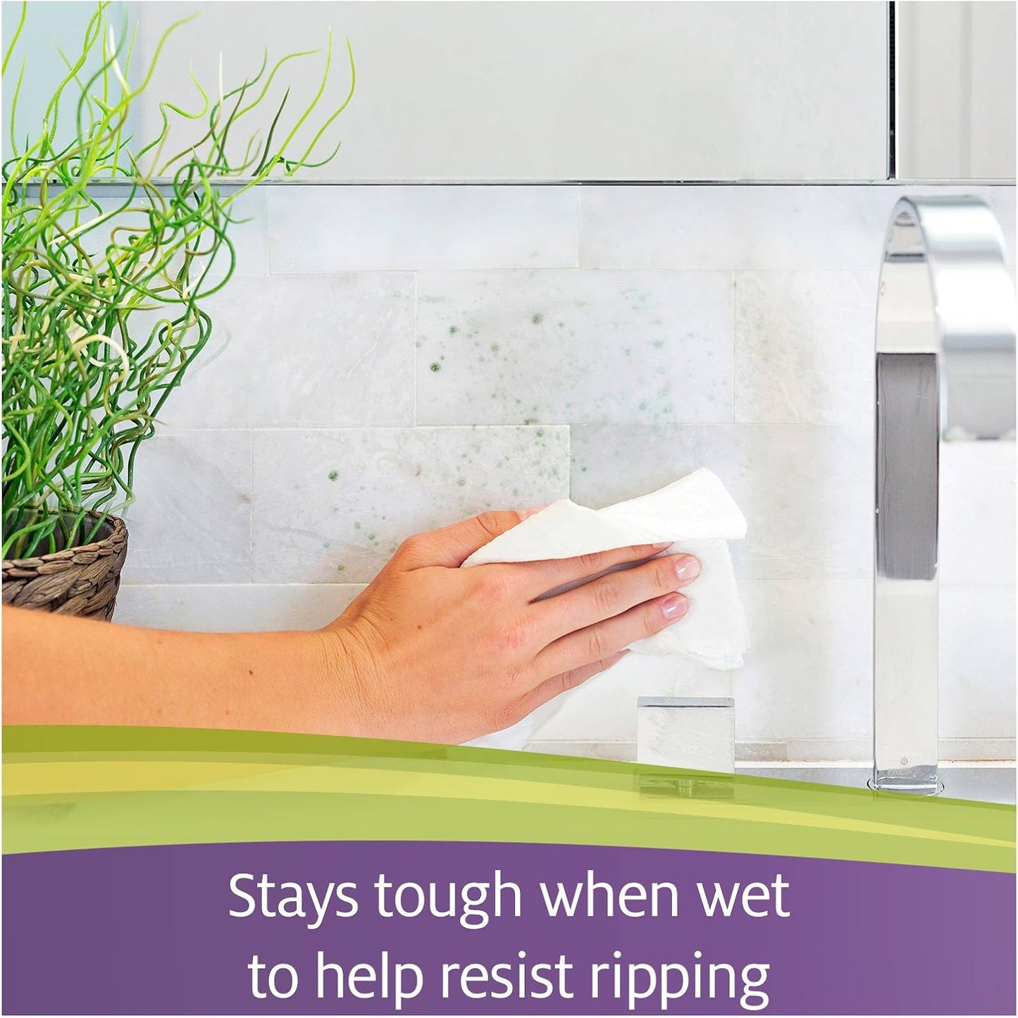 VIVA Choose-A-Sheet Paper Towels - Soft & Strong Cloth-Like Texture - 6 Regular Rolls for Ultimate Clean