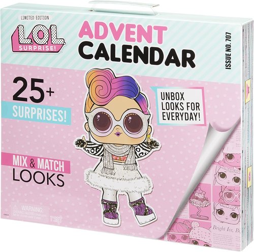 L.O.L. Surprise! Advent Calendar - 25+ Surprises with Collectible Doll, Outfits & Accessories | Perfect Holiday Gift for Kids