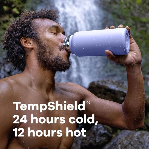 Hydro Flask Water Bottle - Insulated Stainless Steel, Wide Mouth, Leakproof - 20 Oz Agave