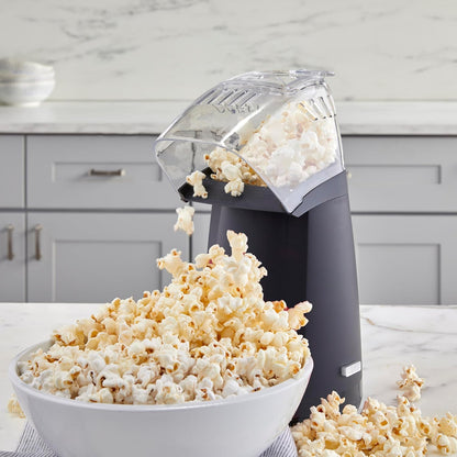 West Bend Air Crazy Popcorn Machine - Healthy Oil-Free Snacking, 4-Quart Capacity, Black
