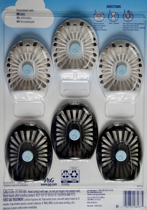 Febreze Small Spaces | Unstopables Variety Air Fresheners - 0.25 Fl Oz (Pack of 6)