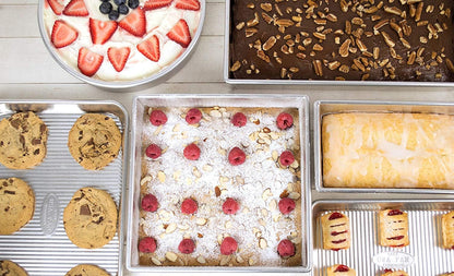 USA Pan Jelly Roll Pan - Heavy Duty Aluminized Steel for Perfect Baking | 14.1875 x 9.25 Inches
