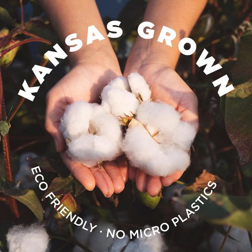 Grown In The USA Raw Cotton Stuffing - Premium Quality Batting | 3 lbs