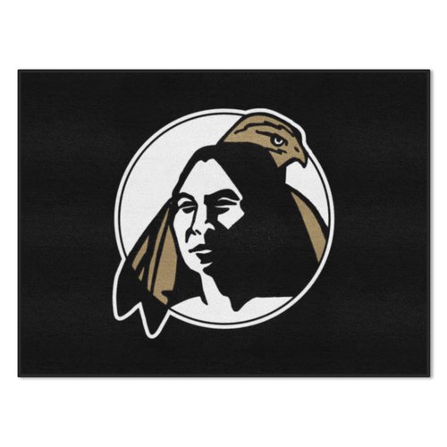 FANMATS 28242 UNC Pembroke Braves All-Star Rug - 34 in. x 42.5 in. Sports Fan Area Rug, Home Decor Rug and Tailgating Mat