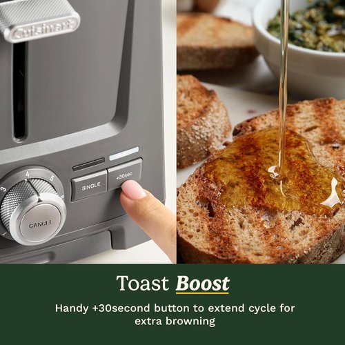 Cuisinart Core Collection 2-Slice Toaster - Extra-Long Slots for Artisan Bread | Bagel Setting & High-Lift Quickview™