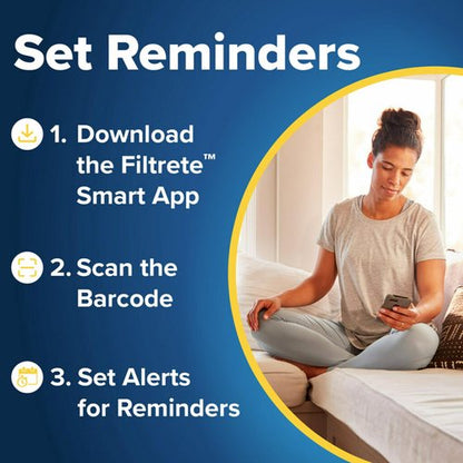 Filtrete 20x20x1 AC Furnace Air Filter, MERV 11, MPR 1000, Micro Allergen Defense, 3-Month Pleated 1-Inch Electrostatic Air Cleaning Filter, 6 Pack (Actual Size 19.69 x 19.69 x 0.81 in)