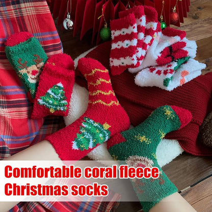 Skiennix Christmas Fuzzy Sock Advent Calendar - 12 Days of Cozy Socks for Adults & Kids | Perfect Holiday Gift