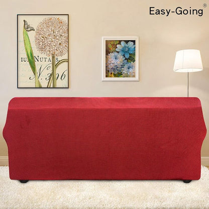 Christmas Red Large Sofa Slipcover - Easy-Going Stretch Couch Cover