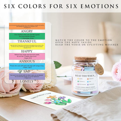 Read This When Bible Verses Jar - Thoughtful Christian Gifts for Mom | Perfect for Mother's Day & Birthdays