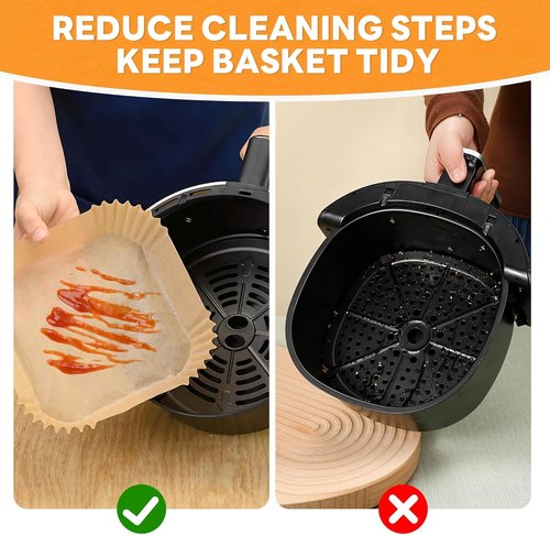 COSORI Disposable Air Fryer Liners - Parchment Paper Baking Sheets for 2 Qt & 2.1 Qt Air Fryers