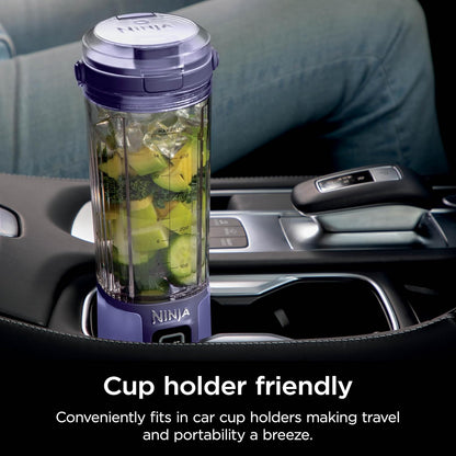 Ninja Blast Portable Blender - Cordless 18oz Personal Blender for Shakes & Smoothies | Galaxy Purple, BPA Free, USB-C Rechargeable