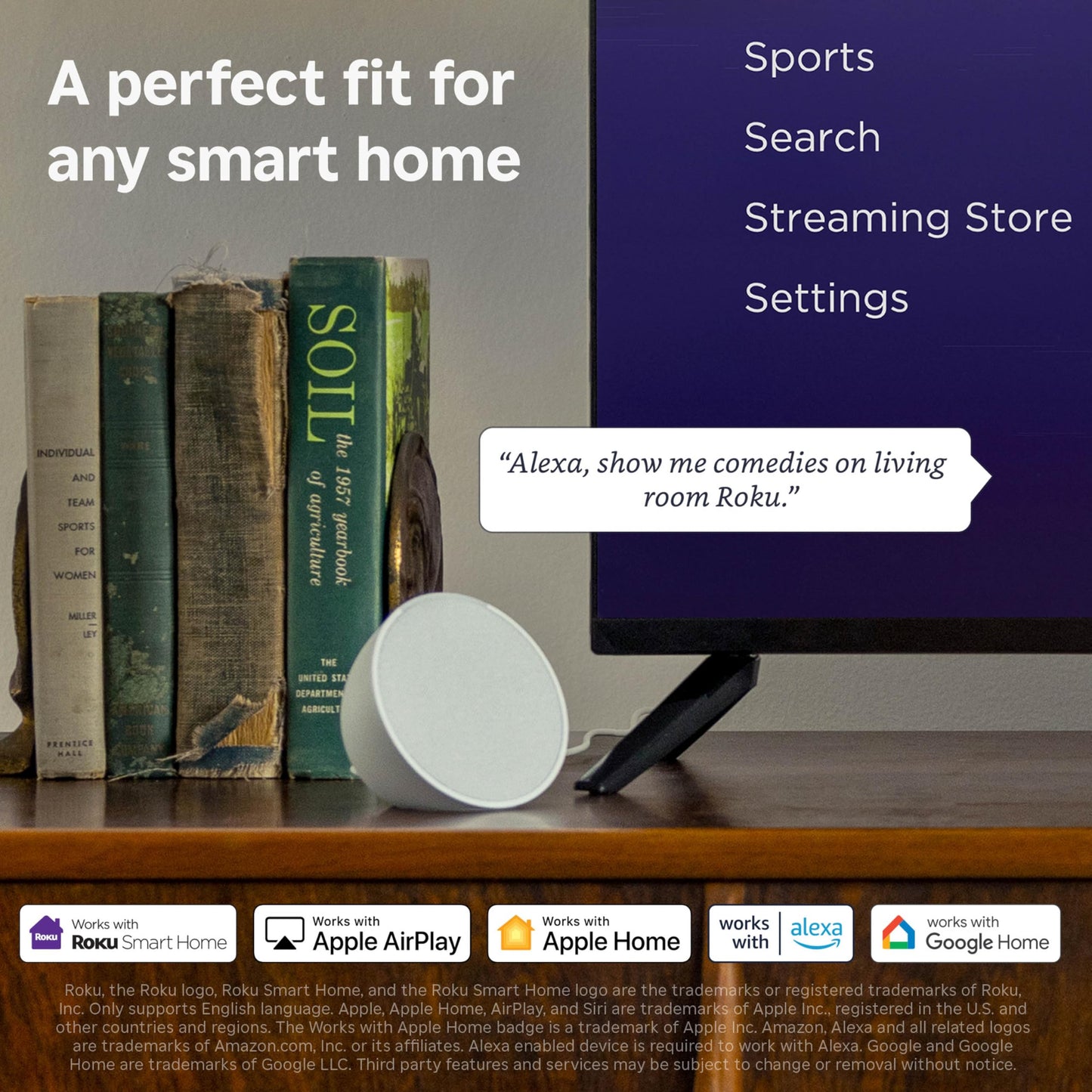 Roku Smart TV – 32-Inch Select Series, 1080p Full HD TV – Roku TV with Voice Remote – Flat Screen LED Television with Wi-Fi for Streaming Live Local News, Sports, Family Entertainment