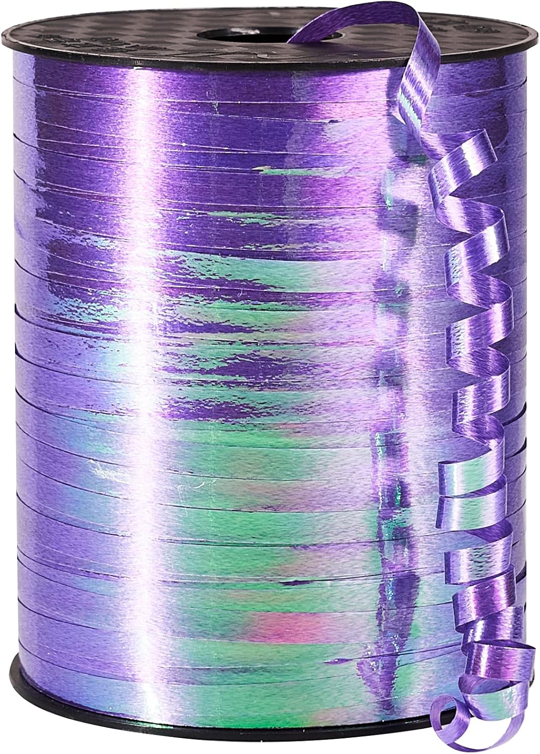 PartyWoo Purple Curling Ribbon - 500 Yards of Lavender Holographic String for Crafts & Gift Wrapping