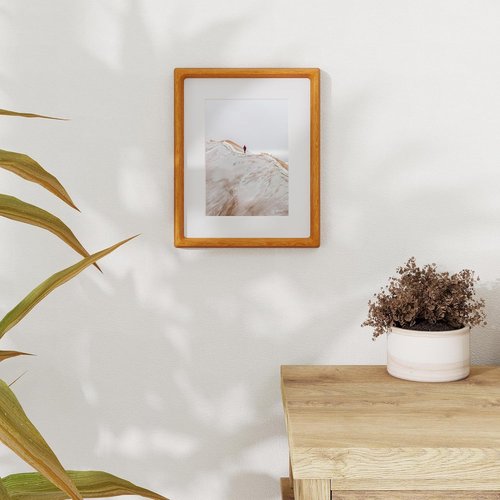 Dreamland 8x10 Picture Frames - USA-Sourced Teak Wood with HD Tempered Glass | 2-Pack, Handcrafted for Tabletop or Wall Display