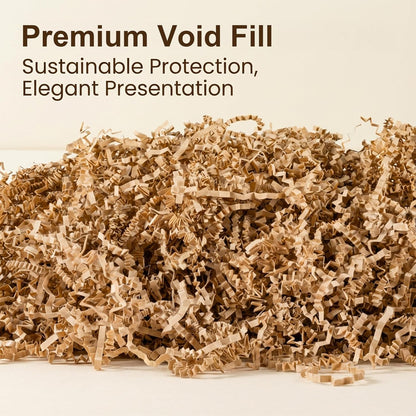Sukh Brown Crinkle Paper Filler - 5oz Shredded Paper for Gift Baskets & Box, Crinkle Cut Paper Stuffing for Christmas, Halloween, Thanksgiving, Valentine's Day, Easter, Mother's Day, Wedding, Birthday