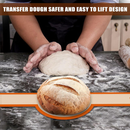 Silicone Bread Sling by [Brand Name] - Non-Stick & Easy to Clean Baking Mat Set | 2 Pcs Reusable Sourdough Tools