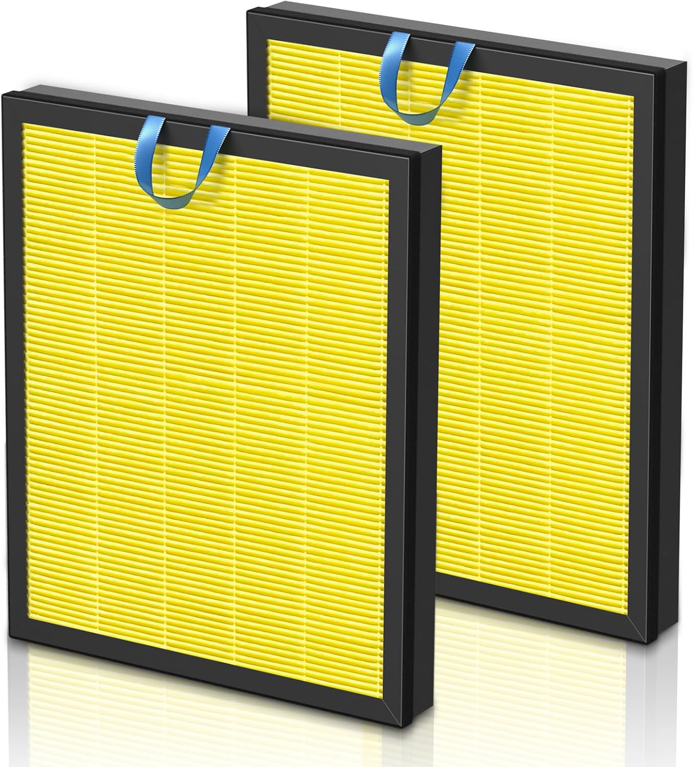Vital 200S Replacement Filter - HEPA & Activated Carbon for LEVOIT Vital 200S Air Purifier | 2 Pack, Yellow