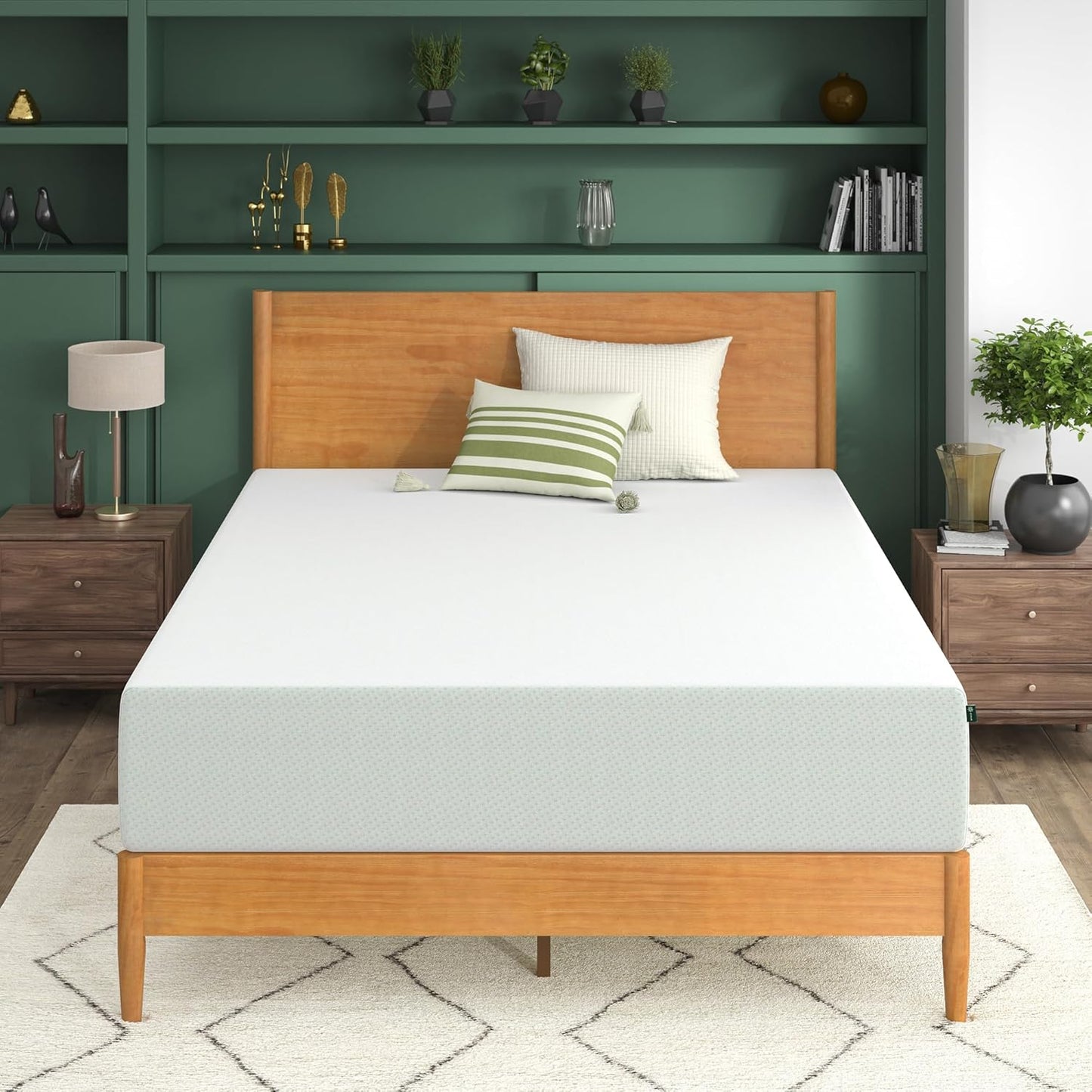 ZINUS Memory Foam King Mattress - 12 Inch Green Tea Infused Comfort for Restful Sleep