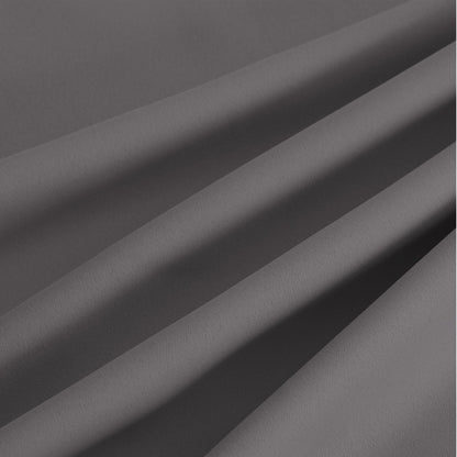 NICETOWN Room Darkening Draperies Curtains Panels, 2 Panels Grey W52 x L108