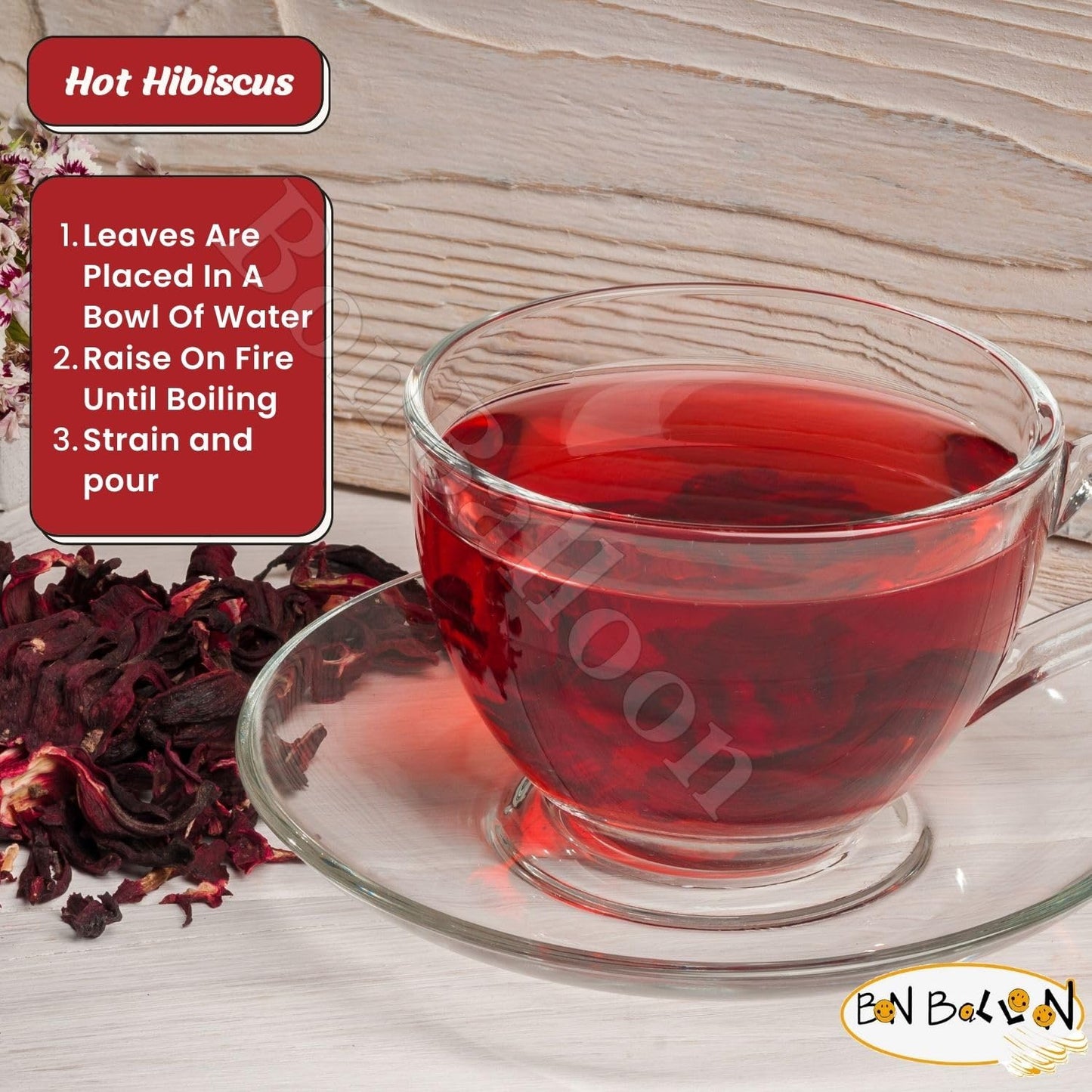 Dried Roselle Hibiscus Egyptian Aswani Herbal Tea Loose Organic Karkade Flowers Healthy Tea Tea - Vitamins Rich Caffeine-Free - Hot and Iced Tea ÙƒرÙƒدÙŠÙ‡ (17.64 oz / 500 gm )