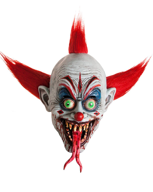 Deja Boo Scary Adult Mask - Unique Creepy Halloween Mask Design - Realistic Face Costumes- Scariest Masks Ever For A Fun Halloween -Adults Horror Costume Pure Evil - Killer Clown Skeezy the Clown Mask