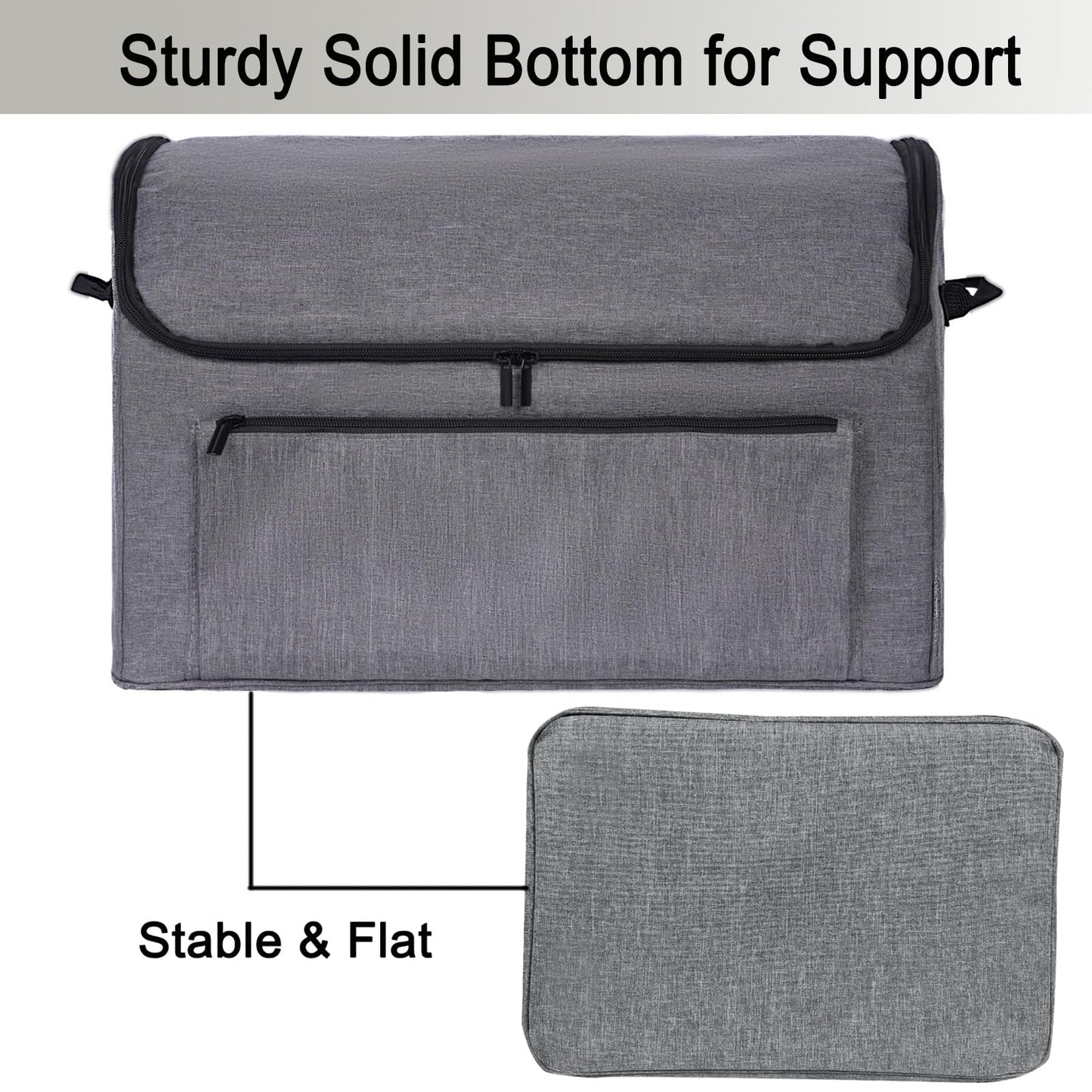 Slow Cooker Cover Bag for Ninja Foodi Possible Cooker Pro, Durable Dust Cover with Front Pocket Handle, Scratch Water Resistant, Gray