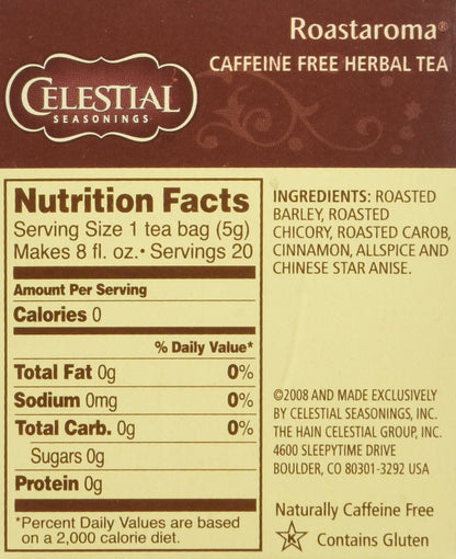 Celestial Seasonings Herbal Tea, Roastaroma,(2 Pack)