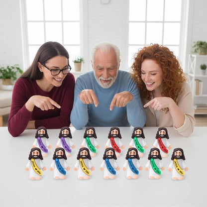 Little Jesus Figures by [Brand Name] - 40 Mini Jesus Statues for Religious Parties & Christian Gifts