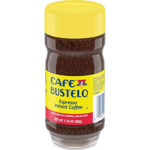 Café Bustelo Espresso Style Dark Roast Instant Coffee - Rich Flavor | 1.75 Ounces