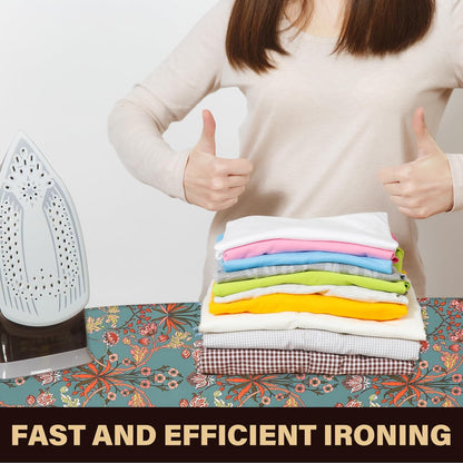 Caius Ironing Board Cover - Easy Installation, Stain Resistant, Fits Standard 15x54 Inch Boards