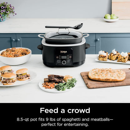 Ninja® 12-in-1 PossibleCooker™ PLUS - 8.5-Qt Multi-Cooker with Sous Vide & Proof | Nonstick, Oven Safe to 500°F | Black