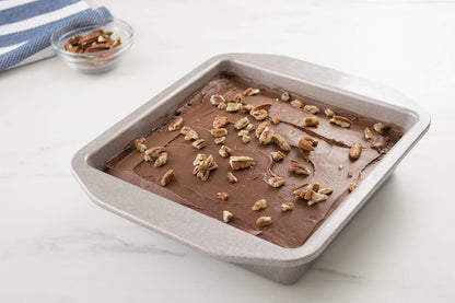 USA Pan 8-Inch Square Cake & Brownie Pan - Aluminized Steel Bakeware Classic