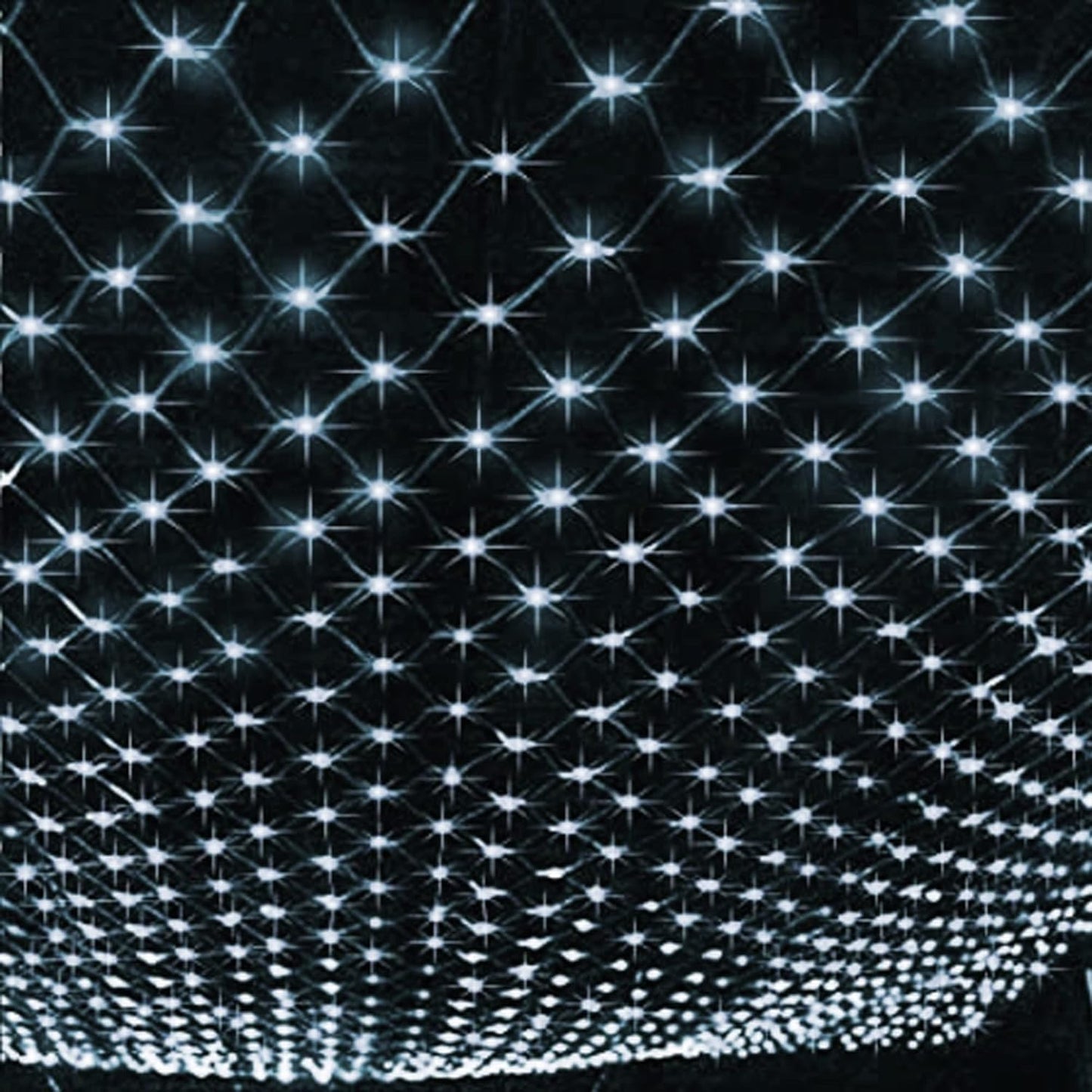 Dazzle Bright 360 LED Net Lights - 12FT x 5FT Waterproof String Lights with 8 Modes | Indoor Outdoor Christmas Decor (White)