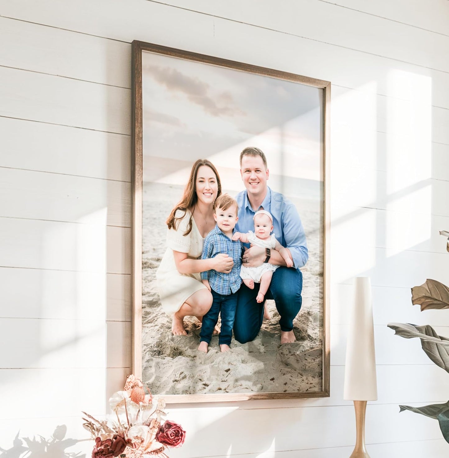 MRC Wood Products Custom Printed Portrait | Personalized Canvas Artwork - 4 Sizes & 2 Frame Options