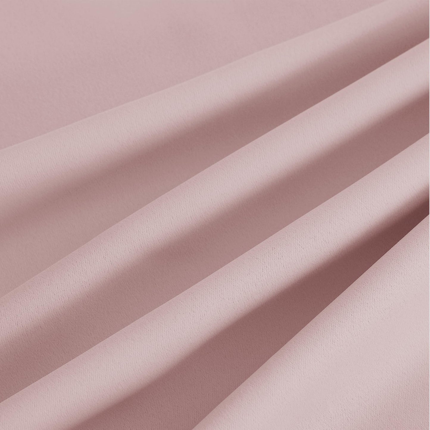 NICETOWN Room Darkening Draperies Curtains Panels, 2 Panels Blush Pink W52 x L84
