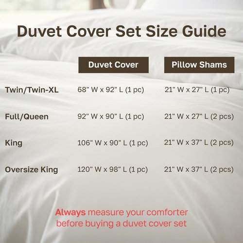 California Design Den 3 Pc White King Duvet Cover Set - Winner Good Housekeeping Best Bedding Awards 2025, 400 Thread Count Sateen, 100% Cotton Duvet Cover Set, Button Closure, Corner Ties - White